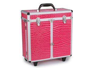 Pet Pals TP243 75 TP Faux Croc Grmg Tool Case with Wheels Hot Pink Q Pet Pals TP243 75 TP Faux Croc Grmg Tool Case with Wheels Hot Pink Q