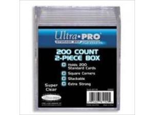 Ultra Pro 81149 2-Piece 200 Count Clear Card Storage Box Ultra Pro 81149 2-Piece 200 Count Clear Card Storage Box