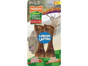 Nylabone Corp-Bones 491527 Healthy Edibles Wild Variety Venison & Bison, Small Nylabone Corp-Bones 491527 Healthy Edibles Wild Variety Venison & Bison, Small