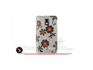 DreamWireless FDSAMINFSLBKDA Samsung Infuse I997 4G Full Diamond Case, Silver With Black Daisy DreamWireless FDSAMINFSLBKDA Samsung Infuse I997 4G Full Diamond Case, Silver With Black Daisy