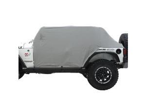 SMITTY BILT 1069 Cab Cover With Door Flap, Gray Denim - 2007-2013 Jeep Wrangler Unlimited SMITTY BILT 1069 Cab Cover With Door Flap, Gray Denim - 2007-2013 Jeep Wrangler Unlimited