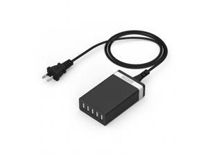 Dyconn MCH5P 50W 5 Port Speedy Desktop USB Charger With Smart ID Charging For Smartphones - Black Dyconn MCH5P 50W 5 Port Speedy Desktop USB Charger With Smart ID Charging For Smartphones - Black