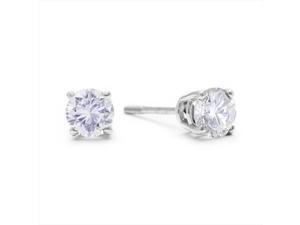 SuperJeweler 14K 0.67 Ct. Diamond Stud Earrings - White Gold SuperJeweler 14K 0.67 Ct. Diamond Stud Earrings - White Gold