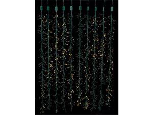 Autograph Foliages L-140300 8 x 4 ft. Dripping Light Screen, Warm White Autograph Foliages L-140300 8 x 4 ft. Dripping Light Screen, Warm White
