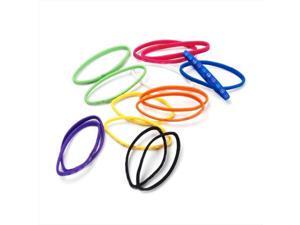 Vidal Sassoon Braided Elastics, Peace Sign Print & plain Pack of 3 Vidal Sassoon Braided Elastics, Peace Sign Print & plain Pack of 3