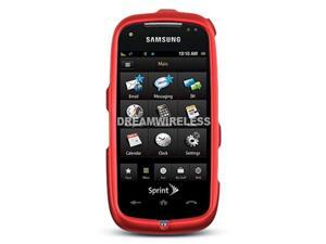DreamWireless CRSAMS50RD Samsung Instinct HD S50 Crystal Rubber Case, Red - sprint DreamWireless CRSAMS50RD Samsung Instinct HD S50 Crystal Rubber Case, Red - sprint