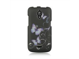 DreamWireless CRHUVIBKPPBF Huawei Vitria Crystal Rubber Case, Black Purple Butterfly DreamWireless CRHUVIBKPPBF Huawei Vitria Crystal Rubber Case, Black Purple Butterfly