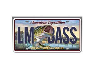 Ideaman LCNS-111 License Plate - Largemouth Bass Ideaman LCNS-111 License Plate - Largemouth Bass