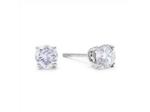 SuperJeweler 14K 0.5 Ct. Diamond Stud Earrings - White Gold SuperJeweler 14K 0.5 Ct. Diamond Stud Earrings - White Gold