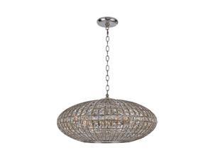 Crystorama Lighting 347-SA Solstice Collection Chandelier - Antique Silver Crystorama Lighting 347-SA Solstice Collection Chandelier - Antique Silver