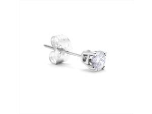 SuperJeweler 14K 0.38 Ct. Classic Single Diamond Stud Earring - White Gold SuperJeweler 14K 0.38 Ct. Classic Single Diamond Stud Earring - White Gold