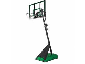 54'' Acrylic Portable Angled Pole Green/Black Hercules® Base Basketball System 54'' Acrylic Portable Angled Pole Green/Black Hercules® Base Basketball System