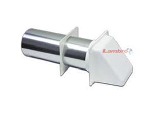 Lambro Industries 224W 4 In. Plastic Dryer Vent Hood - White Lambro Industries 224W 4 In. Plastic Dryer Vent Hood - White