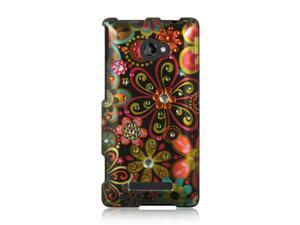 DreamWireless SDAHTC8XBKMTFL HTC 8X Spot Diamond Case, Black Multi Flower DreamWireless SDAHTC8XBKMTFL HTC 8X Spot Diamond Case, Black Multi Flower