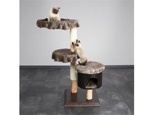 TRIXIE Pet Products 46620 Savannah Natural Cat Tree, Marbled Brown-Gray TRIXIE Pet Products 46620 Savannah Natural Cat Tree, Marbled Brown-Gray