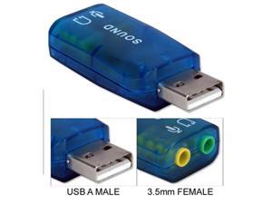 QVS USB-AUDIO3 USB to 2.1 Stereo Audio Adaptor QVS USB-AUDIO3 USB to 2.1 Stereo Audio Adaptor