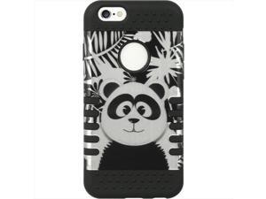 DreamWireless SCA3IP6BKPA Apple iPhone 6 - 4.7 in., 3 Pieces Hybrid Case Black Skin Plus Panda PC DreamWireless SCA3IP6BKPA Apple iPhone 6 - 4.7 in., 3 Pieces Hybrid Case Black Skin Plus Panda PC