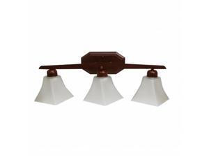Efficient Lighting EL-220-03-313 Interior Vanity Fixture, Frosted Glass Efficient Lighting EL-220-03-313 Interior Vanity Fixture, Frosted Glass