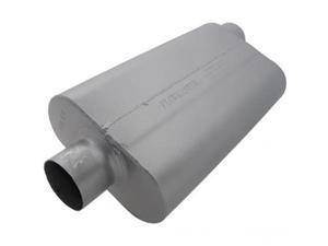 FLOWMASTER 943052 Exhaust Muffler 50 Series 3 In. Center Inlet FLOWMASTER 943052 Exhaust Muffler 50 Series 3 In. Center Inlet