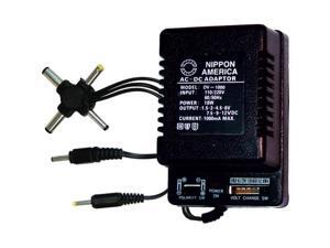AUDIOP DV1000 AC-DC 1000mA Power Adapter 6-Way Universal Plug AUDIOP DV1000 AC-DC 1000mA Power Adapter 6-Way Universal Plug