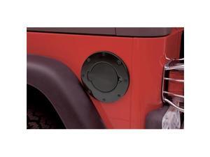 SMITTY BILT 75006 1997-2006 Jeep Billet Style Gas Cover - Gloss Black SMITTY BILT 75006 1997-2006 Jeep Billet Style Gas Cover - Gloss Black