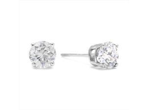 SuperJeweler 14K 1 Ct. Diamond Stud Earrings - White Gold SuperJeweler 14K 1 Ct. Diamond Stud Earrings - White Gold