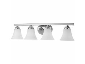 Efficient Lighting EL-260-04-413 Interior Vanity Fixture, White Glass Efficient Lighting EL-260-04-413 Interior Vanity Fixture, White Glass