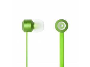 Tenqa 7103 Bullseyes Aluminum Earbuds with Mic and Remote -- Green Tenqa 7103 Bullseyes Aluminum Earbuds with Mic and Remote -- Green