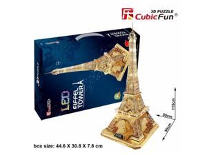 Primo Tech L199H 3D Puzzle - LED Eiffel Tower, XL Gold Edition Primo Tech L199H 3D Puzzle - LED Eiffel Tower, XL Gold Edition