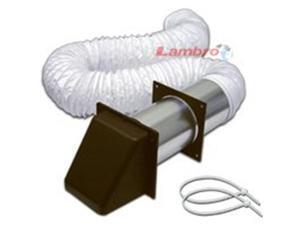 Lambro Industries 207B 4 x 8 Brown Flex Vinyl Vent Kit Lambro Industries 207B 4 x 8 Brown Flex Vinyl Vent Kit