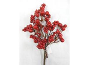 Gerson 2245330TV 6 in. Mix Red Berry Pick, Pack of 12 Gerson 2245330TV 6 in. Mix Red Berry Pick, Pack of 12