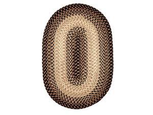 Rhody Rug EL83R048X048 Easy Living 4' Round Rug Charcoal Rhody Rug EL83R048X048 Easy Living 4' Round Rug Charcoal