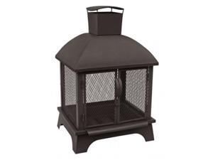 Landmann Redford Outdoor Fireplace - Black Landmann Redford Outdoor Fireplace - Black
