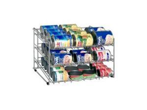 Neu Home 1866 18''L x 16''W x 12.75''H Chrome Can Storage Rack Neu Home 1866 18''L x 16''W x 12.75''H Chrome Can Storage Rack