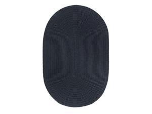 Rhody Rug S012R096X096 Solid 8' Round Rug Navy Rhody Rug S012R096X096 Solid 8' Round Rug Navy