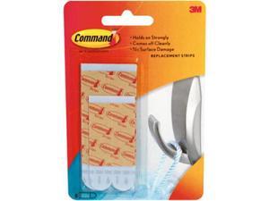 3M 17615B Command Water Resistant Replacement Strip, 6 Count 3M 17615B Command Water Resistant Replacement Strip, 6 Count