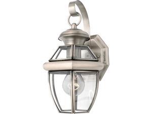 Quoizel Newbury Traditional Pewter Small Wall Lantern Quoizel Newbury Traditional Pewter Small Wall Lantern