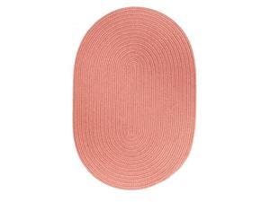 Rhody Rug S106R048X048 Solid 4' Round Wool Rug Old Rose Rhody Rug S106R048X048 Solid 4' Round Wool Rug Old Rose