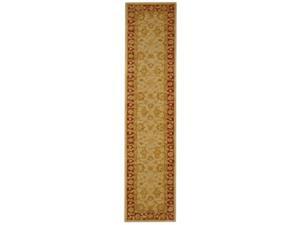 Safavieh AN522C-28 2 ft.-3 in. x 8 ft. Runner Traditional Anatolia, Ivory and Red Hand Tufted Rug Safavieh AN522C-28 2 ft.-3 in. x 8 ft. Runner Traditional Anatolia, Ivory and Red Hand Tufted Rug