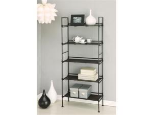 Neu Home 97205 25.38" x 11.38" 5 Tier Shelf - Black Neu Home 97205 25.38" x 11.38" 5 Tier Shelf - Black