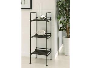 Neu Home 97213 3 Tier Square Shelf Black Neu Home 97213 3 Tier Square Shelf Black