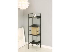Neu Home 97214 4 Tier Square Shelf Black Neu Home 97214 4 Tier Square Shelf Black