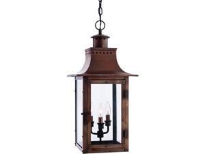 Quoizel Chalmers Traditional Aged Copper Large Hanging Lantern Quoizel Chalmers Traditional Aged Copper Large Hanging Lantern