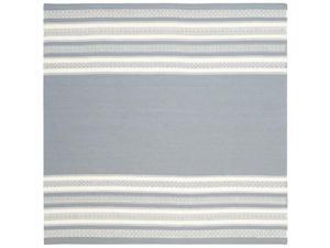 Safavieh DHU601B-6SQ Dhurries Hand Woven Flat Weave Square Rug, Grey, 6 x 6 ft. Safavieh DHU601B-6SQ Dhurries Hand Woven Flat Weave Square Rug, Grey, 6 x 6 ft.