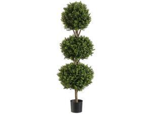 LPB274-GR-TT 4 ft. Triple Ball Boxwood Top Two-tone Green- Case of 1 LPB274-GR-TT 4 ft. Triple Ball Boxwood Top Two-tone Green- Case of 1