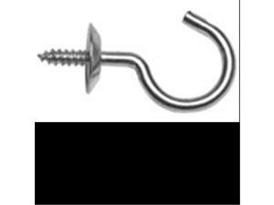 Stanley Hardware S759-050 1.2 in. Bright Brass Cup Hooks, 2 Pack, Pack Of 10 Stanley Hardware S759-050 1.2 in. Bright Brass Cup Hooks, 2 Pack, Pack Of 10