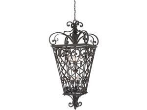 Quoizel French Quarter Traditional Marcado Black Extra Large Hanging Lantern Quoizel French Quarter Traditional Marcado Black Extra Large Hanging Lantern