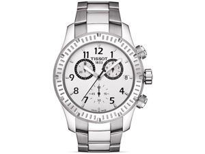 T0394171103700 Tissot V8 Chronograph Mens Watch - Silver Dial T0394171103700 Tissot V8 Chronograph Mens Watch - Silver Dial