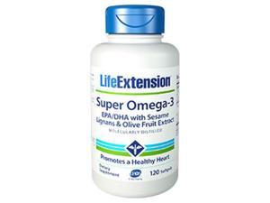 Life Extension 1482 Super Omega-3 EPA & DHA with Sesame Lignans & Olive Fruit Extract, 120 softgels Life Extension 1482 Super Omega-3 EPA & DHA with Sesame Lignans & Olive Fruit Extract, 120 softgels