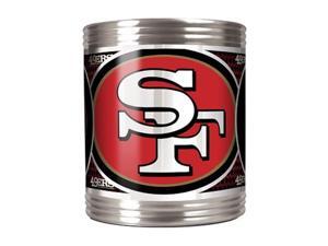 Great American Products 73505 San Francisco 49ers Stainless Steel Can Holder with Metallic Graphics Great American Products 73505 San Francisco 49ers Stainless Steel Can Holder with Metallic Graphics